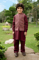 Printed Waist Coat 3Pcs Infant